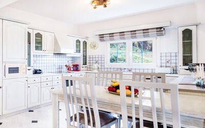 Villa Corfu Panorama: Cuisine, Salle à manger