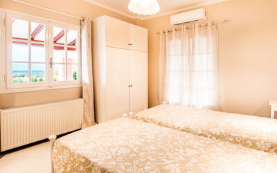 Villa Corfu Panorama: chambre à coucher