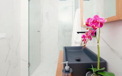 Villa Zaneti: Badkamer