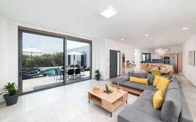 Villa Zaneti: Keuken, Woonkamer