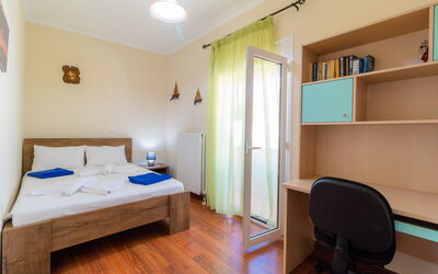 Villa Dinos: slaapkamer