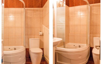 Villa Dinos: Badkamer