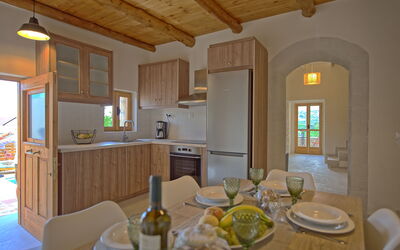 Villa Vicilla: Keuken, Lunchroom