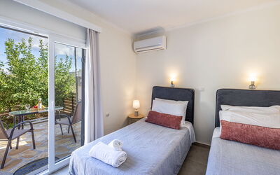 Villa Portes: chambre à coucher