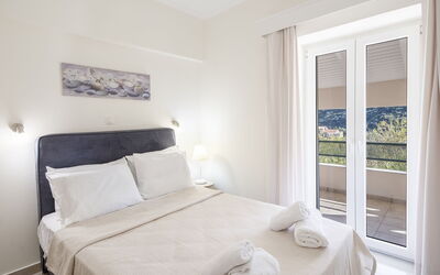 Villa Portes: chambre à coucher