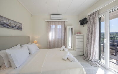 Villa Portes: chambre à coucher