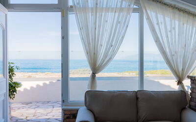 Beach Villa Athanasia: Living Room, Scenic View