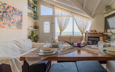 Beach Villa Athanasia: Dining Room, Living Room