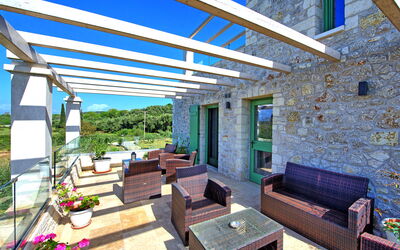 Villa Elaia: all'aperto, Balcone / Terrazza / Patio