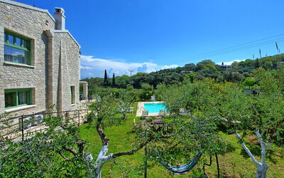 Villa Elaia: all'aperto, Giardino, Piscina, Vista Panoramica