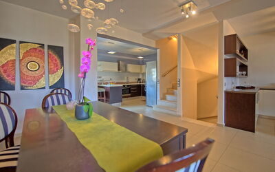 Cabanavillas Milano: Lunchroom, Woonkamer