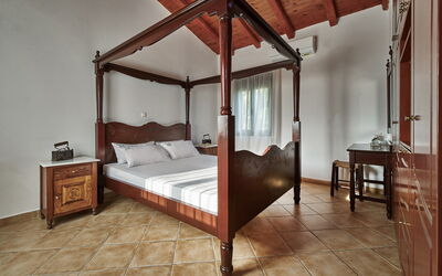 Villa Elia: chambre à coucher