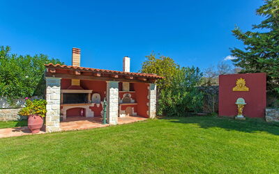 Villa Antina: Balcon / Terrasse / Patio, Été, Extérieur, Jardin