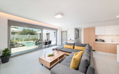 Villa Ampela: Woonkamer