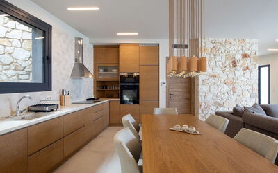 Villa Serapias: Dining Room, Kitchen