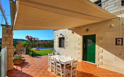 Villa Politini: Balcon / Terrasse / Patio, Été, Extérieur, Jardin