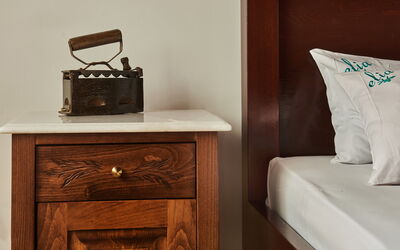 Villa Politini: chambre à coucher, Détails de la chambre