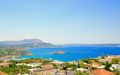 Villa Odysseus: Piscina, Vista Panoramica