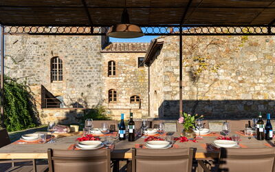 Villa Simone: all'aperto, Esterni