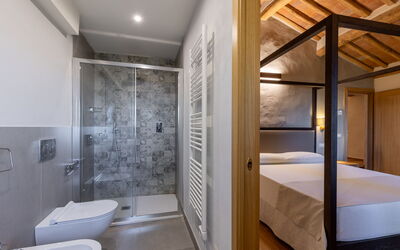 Villa Simone: Bagno, Camera da letto
