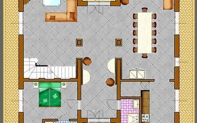 Villa Insoglio: Planimétrie