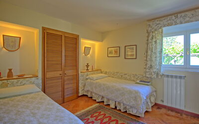 Villa Argentario: chambre à coucher