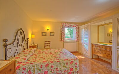 Villa Argentario: chambre à coucher