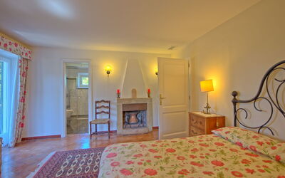 Villa Argentario: chambre à coucher