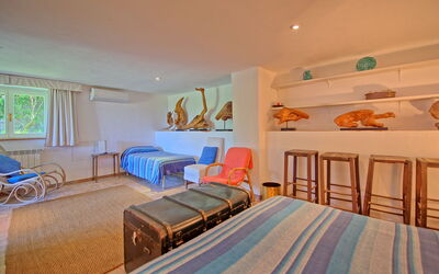 Villa Argentario: chambre à coucher