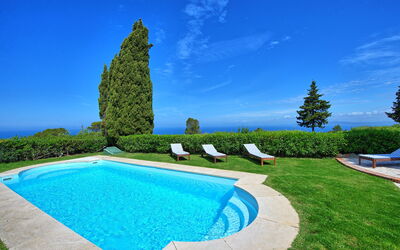 Villa Argentario: bassin, Extérieur, Jardin