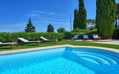 Villa Argentario: bassin, Extérieur