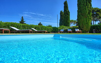 Villa Argentario: bassin, Extérieur
