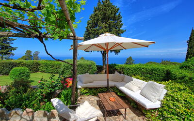 Villa Argentario: Extérieur, Jardin, Vues