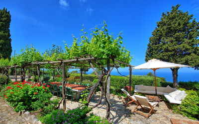 Villa Argentario: Balcon / Terrasse / Patio, Extérieur, Jardin, Vues