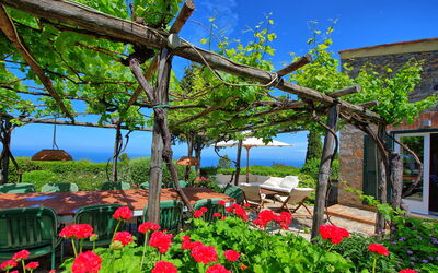 Villa Argentario: Balcon / Terrasse / Patio, Extérieur, Jardin, Vues