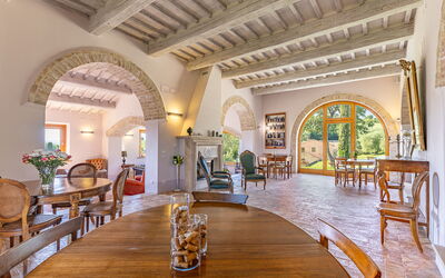 Villa le Buche: Woonkamer