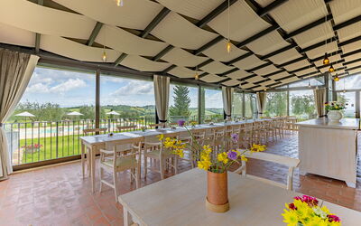 Villa le Buche: Lunchroom