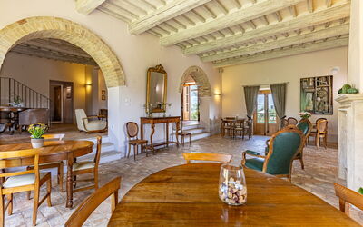 Villa le Buche: Woonkamer