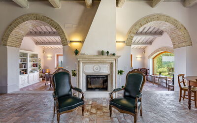 Villa le Buche: Woonkamer