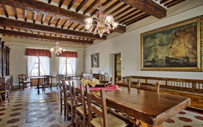 Villa Capolona: Sala da pranzo
