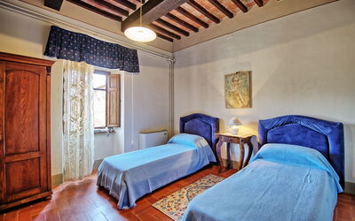 Villa Capolona: Camera da letto