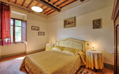 Villa Capolona: Camera da letto