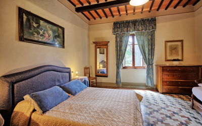 Villa Capolona: Camera da letto