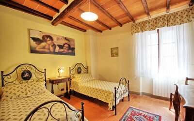 Villa Capolona: Camera da letto