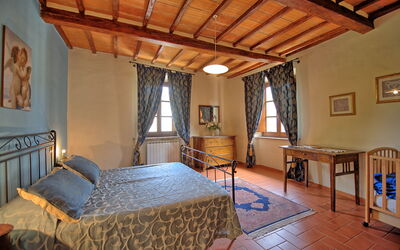 Villa Capolona: Camera da letto
