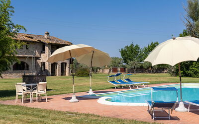 Villa Assisi: bassin, Extérieur, Extérieurs, Jardin