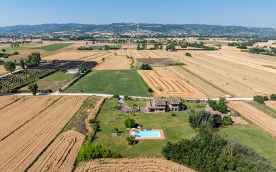 Villa Assisi: bassin, Extérieur, Extérieurs, Jardin, Vues