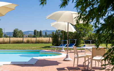 Villa Assisi: bassin, Extérieur, Extérieurs, Jardin