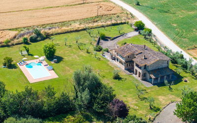 Villa Assisi: bassin, Extérieur, Extérieurs, Jardin