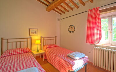 Villa Gualchiere: slaapkamer